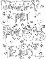 April Coloring Fools Pages Showers Print Printable Own Name Make Getcolorings Getdrawings Doodle Template Happy Alley Fool Colorings Color sketch template