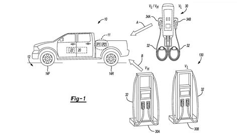 gm patents dual charge ports  reduce charging time increase flexibility