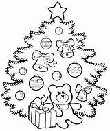 Coloring Pages Tree Evergreen Christmas Cute Xmas Getcolorings Colouring Color Clipartmag Choose Board sketch template
