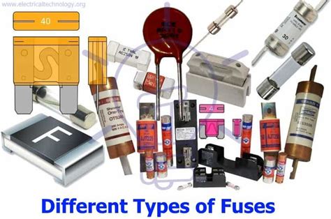 glance onfuse  types  fuses    electronics