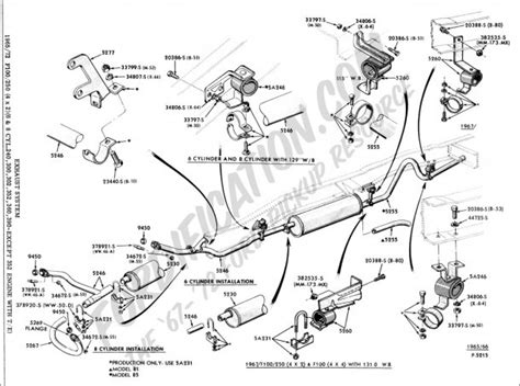 ford  exhaust system diagram