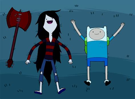 Image S2e1 Finn And Marceline Lying On Grass Png Adventure Time