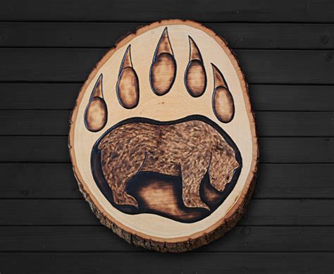 wood burning patterns bear search pictures  pyrography