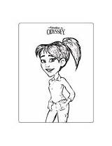 Odyssey Connie sketch template