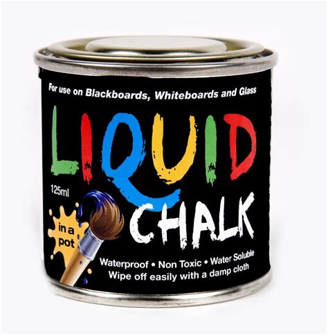liquid chalk   pot ml rainbow chalk markers