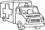 Coloring Ambulance Pages Perfect Print sketch template