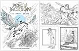 Percy Jackson Book Coloring Keith Robinson Behind Illustrated Thief Project Well sketch template