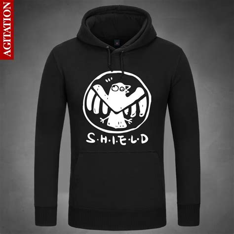 fun marvel shield hoodies hoody pullover sweatshirt agents  shield sweatshirts outerwear