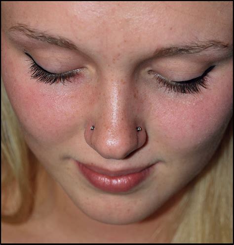 Security Check Required Double Nostril Piercing Piercings Nose Piercing