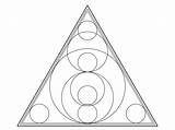 Geometry Triangulo Geometrici Pattern Circles Bacheca sketch template