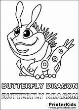 Coloring Pages Dragon Dragonvale Butterfly Monferno Baby Color Getdrawings Getcolorings sketch template