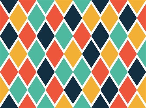 seamless pattern  colorful geometric shapes vector illustration