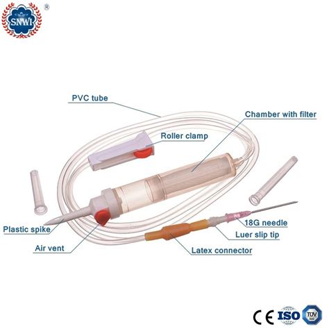 popular selling medical disposable infusion administration set blood