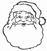 Santa Claus Coloring Pages Face Christmas Clipartmag sketch template
