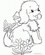 Coloring Pages Cartoon Dog Cute Comments sketch template