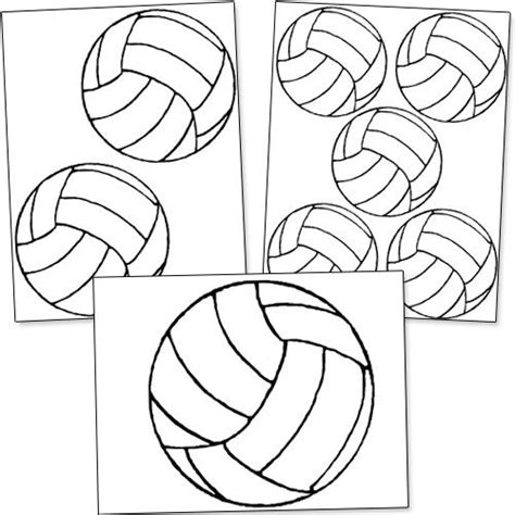 printable volleyball template volleyball team gifts volleyball