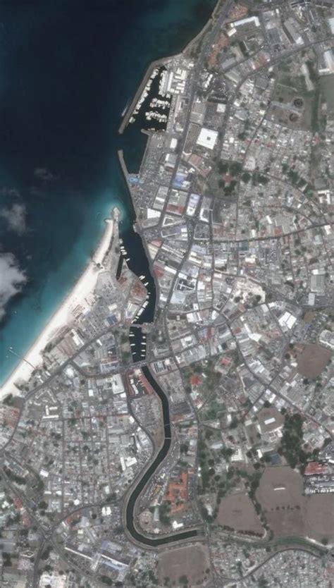 satelital from the air bridgetown and charnocks barbados