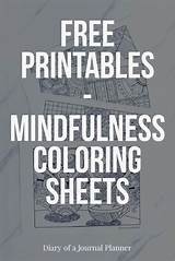 Mindfulness Sheets sketch template