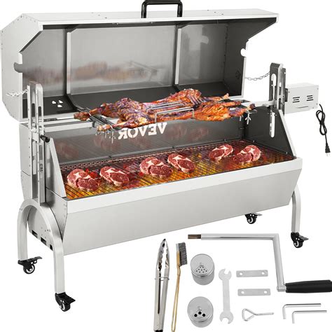 vevor  lbs rotisserie grill roaster  bbq small pig lamb rotisserie roaster