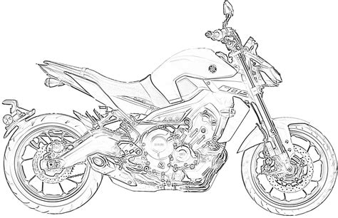printables  motorcycle coloring pages baps