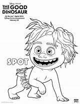 Dinosaur Coloring Good Spot Pages Disney Printable Pixar Sheets Printables Activity Kids Color Activities Print Set sketch template