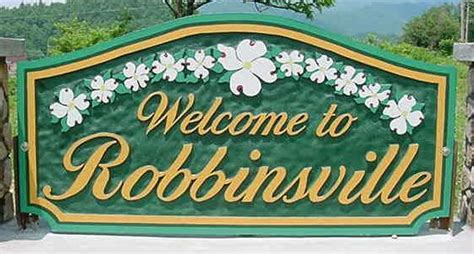 robbinsville nc welcome to ronninsville nc sign photo picture image north carolina at