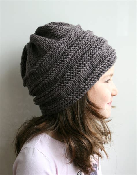 knitting pattern oversized slouchy hat knitting pattern
