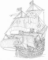 Coloring Ship Ships Sailing Pages Kids Fun Old Colouring Maria Santa Color Adult Tall Sheets Cool Pirate Books Boat Printable sketch template