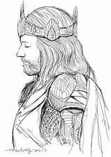 Hobbit Coloring Rings King Return Tolkien Lord Deviantart Pages Lotr Drawing Aragorn Character Sketches Ring Legolas Color Choose Board Gandalf sketch template