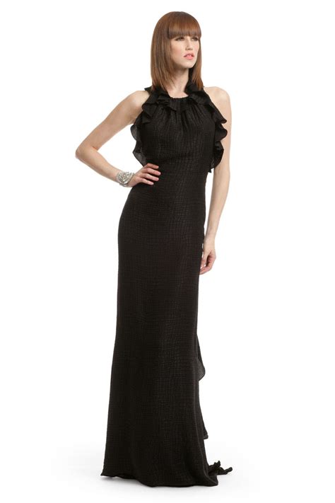 Ravish Ruffle Gown By Milly For 99 Rent The Runway
