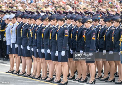 Russian Female Police Cadets Take Part In The Victory Day Parade In