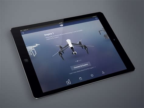 dji  app redesign  essen lau  dribbble