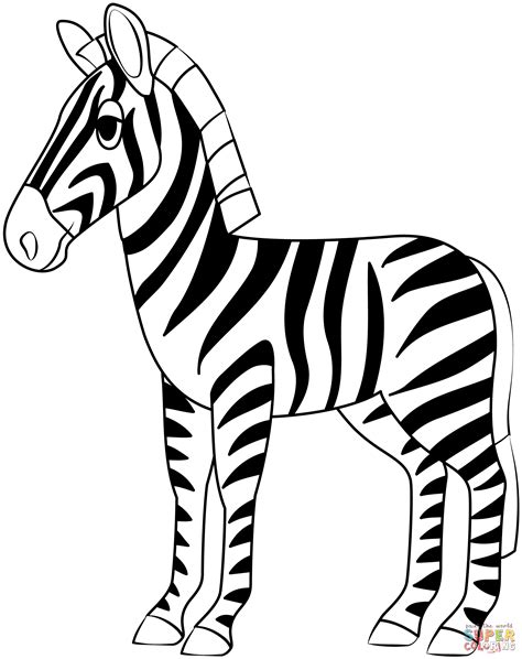 ausmalbild zebra ausmalbilder kostenlos zum ausdrucken