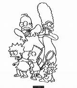 Simpsons Simpson Coloring Pages Family Kids Marge Printable Lisa Bart Maggie Color Getcolorings Homer Para Ecoloringpage Colorear Library Clipart Print sketch template