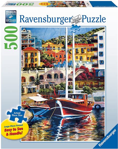ravensburger exotic harbor large format  piece jigsaw puzzle  adults  piece
