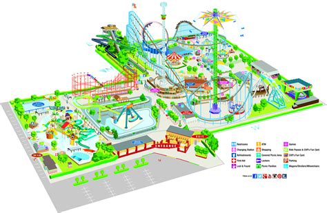 amusement park drawing  paintingvalleycom explore collection