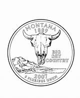 Montana Quarter Coloring Pages State States Printables Usa Quarters Print Printable Activities Go Kid Next Back Worksheets Choose Board Mt sketch template