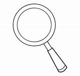 Magnifying Glass Clipart Cliparts Library sketch template