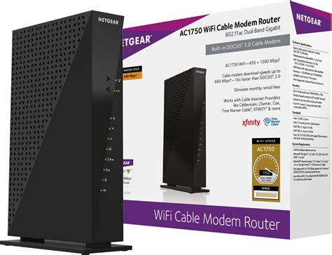netgear  nas ac  docsis  wifi cable modem router combo  certified