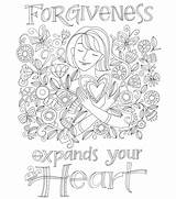 Forgiveness Coloring Pages Template Devotional sketch template