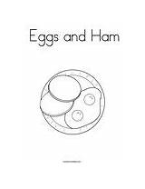 Eggs Ham Coloring Green Seuss Dr Activities Pages Preschool Twistynoodle Worksheets Sheets sketch template