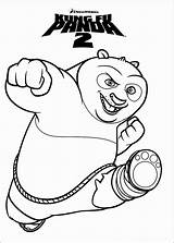 Fu Kung Panda Coloring Pages Printable sketch template