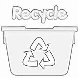 Recycle Sustainability Bins Garbage Preschool Daycares Ksan Camps sketch template