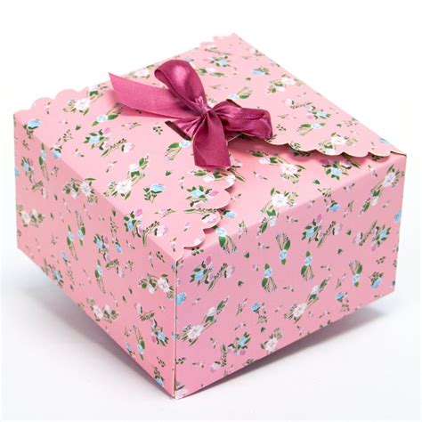 ct large gift favor boxes gable boxes  satin ribbons gsm thick paper gift boxes easy