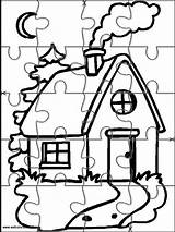 Puzzle Coloring Pages Printable Jigsaw Puzzles Kids Cut Para Quebra Cabeça Color Crianças Printables Mycoloring Escolha Pasta Print Jacaré sketch template