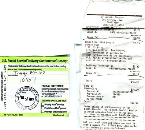 usps receipt  deliver confirmation slip flickr photo sharing