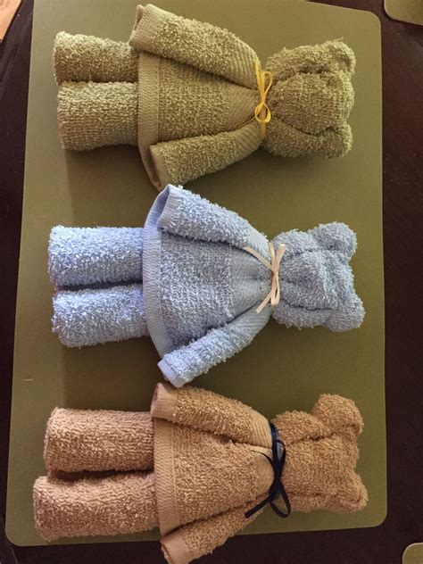 bears   dollar tree hand towels  put