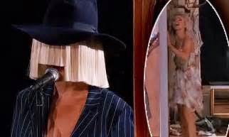 sia shows off cleavage on dancing with the stars finale with julianne hough daily mail online