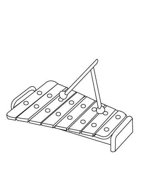 xylophone coloring pages  printable coloring pages  kids