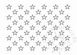 Stars 50 Template Flag American Outline Coloring States United 4th July Coloringpage Eu sketch template